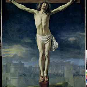 Christ on the Cross, before 1650 (oil on canvas)