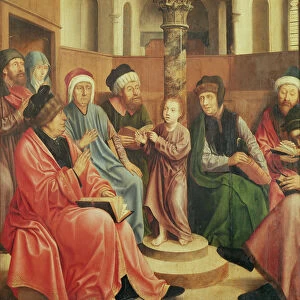 Christ Among the Doctors (oil on canvas)