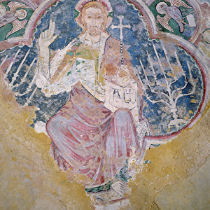 Christ in Majesty, from the crypt (fresco)