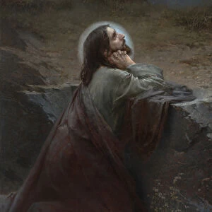 Christ on the Mount of Olives (Thy Will Be Done!), 1886 (oil on canvas)