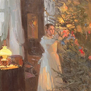 The Christmas Tree, 1910 (oil on canvas)