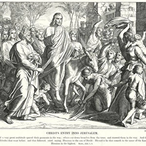 Christs Entry into Jerusalem (engraving)