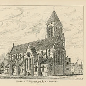 Church of St Michael and All Saints in Woolwich (engraving)