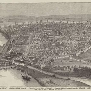 The City of Delhi before the Siege (engraving)