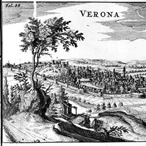 City map of Verona 16th