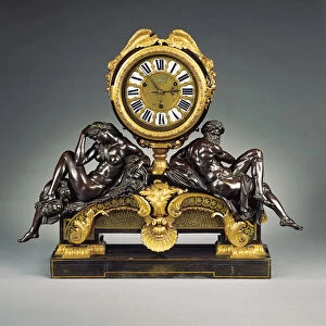 Clock d Epoque Regence (ormolu & bronze)
