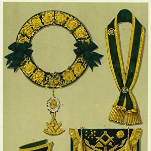 Clothing and Regalia of the Grand Master Mason of the Grand Lodge of Scotland (colour litho)