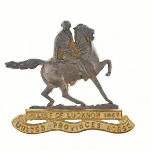 Collar badge, United Provinces Horse, 1904-1947 (silver and gilt)