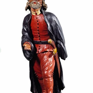 Commedia dell arte: statuette of the character of Pants (Pantalone