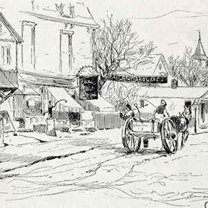 Commercial Street, Provincetown, Cape Cod, from The Century Illustrated Monthly Magazine