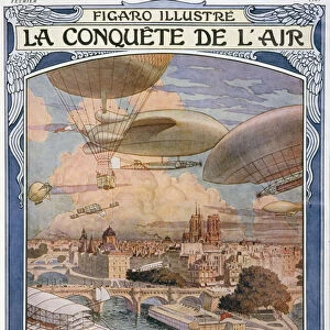 The Conquest of Air, cover illustration for Figaro Illustre