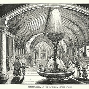 Conservatory, at the Pantheon, Oxford Street (engraving)
