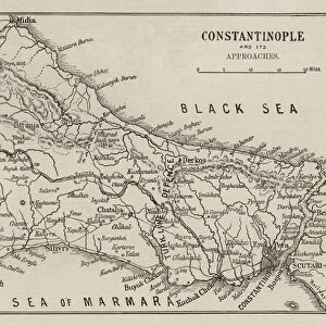 Constantinople and its Approaches (engraving)