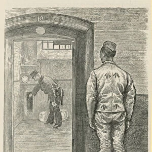 Convict life at Wormwood Scrubs (engraving)
