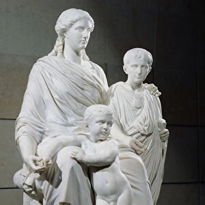 Cornelia, Mother of the Two Gracchi Brothers, 1861 (marble)
