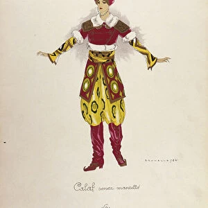 Costume for the character of Calaf in the opera "Turandot "by composer Giacomo Puccini (1858-1924) - 1926