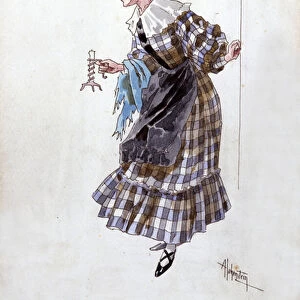 Costume of the character of Mimi for the opera "La Boheme"