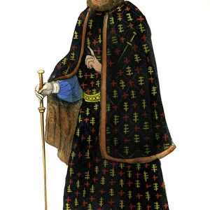 Costume civil - male costume in time of Charles VI