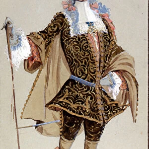 Costume Design for the Count Almaviva, from the Marriage of Figaro