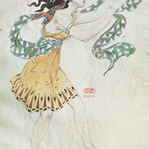 Costume design for Delilah from the opera Samson and Delilah by Charles