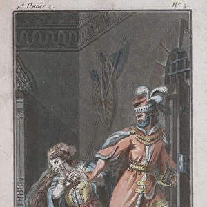 Costumes of Raoul and Isaure, from the opera Raoul Barbe-Bleue