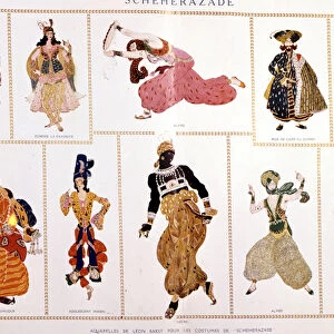 Costumes for "Scheherazade"(Sheherazade)