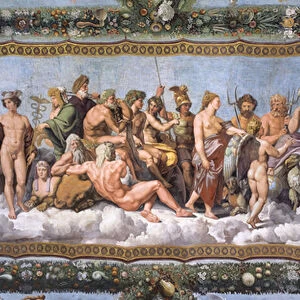 Council of the Gods, 1517-18 (fresco)