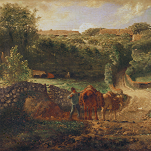 The Cousin Hamlet at Greville, c. 1865-73 (oil on canvas)