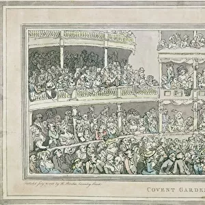 Covent Garden Theatre, 1786 (pen and ink with wash on paper)