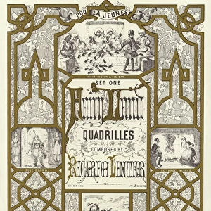 Cover image of set one of Fairy Land Quadrilles composed by Ricardo Lenter (litho)