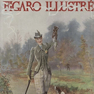Cover of Le Figaro Illustre, November 1891 (colour litho)