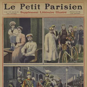 Cover of Le Petit Parisien, 15 August 1909 (colour litho)