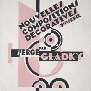 Front cover of Nouvelles Compositions Decoratives, late 1920s (pochoir print)