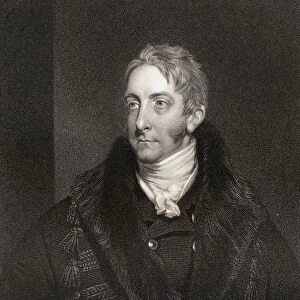 Cropley Ashley Cooper, 6th Earl of Shaftesbury, engraved by W