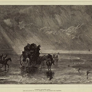 Crossing Lancaster Sands (engraving)