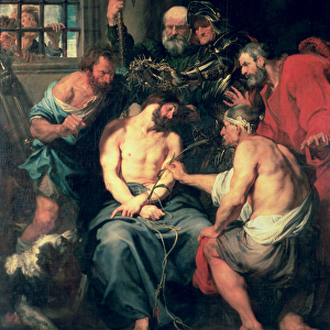 The Crowning with Thorns, 1618-20 (oil on canvas)