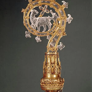 Crozier of the Abbess of Lys, 13th-15th century (gold & rock crystal)