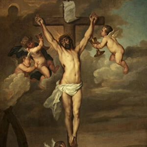 Crucifixion, 1645-50 (oil on canvas)