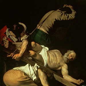 The Crucifixion of St. Peter, 1600-01 (oil on panel)
