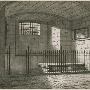The crypt of St Pauls Cathedral (engraving)