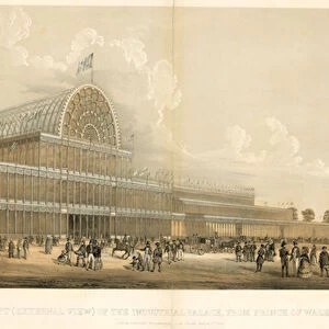 Crystal Palace; the Great Exhibition of 1851 (coloured engraving)