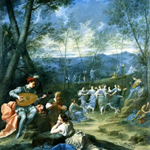 Dance of Nymphs, 1724-25 (oil on canvas)