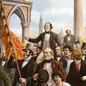 Daniele Manin and Niccolo Tommaseo freed from prison 18 March 1848
