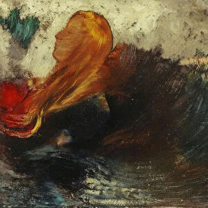 The Death of Ophelia; La Mort d Ophelie, (oil on canvas)