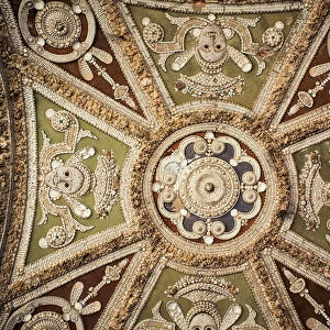 Decoration with geometric motifs, vault, 16th century (decoration)