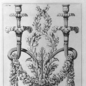 Decorations. Drawing by Giovanni Piranesi (known as Piranese) (1720-1778)