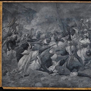 The defeat of the Egyptian Army under Hicks Pasha by the forces of the Mahdi