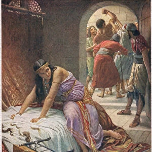 Delilah, illustration from Women of the Bible