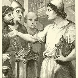 Demetrius, the silversmith of Ephesus (engraving)
