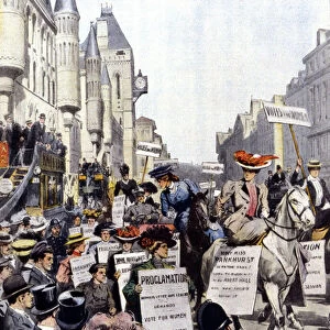 Demonstrations in London in September 1908